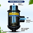  RAINTAP Rain Water Harvesting Filter 4In 110MM Roof Rainwater Filter with Easy Installation Heavy Duty Rain Water Collection Filter for Home Apartment Industries Farm Durable SelfCleaning (Pack of 1)