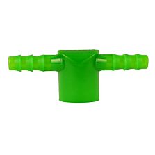  AGRIBIST Drip Irrigation Plain Socket Tee 1/2 Inch (15mm) x 16mm PVC Pasting Type Connector 16mm Drip Pipe Tee Adaptor UV Stabilized PVC Irrigation Fitting for Farm Garden 
