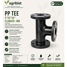 AGRIBIST | PP TEE 2"X2"X2" FLANGED -IND