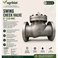 AGRIBIST | SWING CHECK VALVE 6"