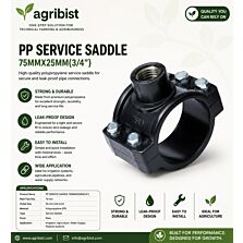 AGRIBIST | PP SERVICE SADDLE 75MMX25MM(3/4")
