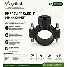 AGRIBIST | PP SERVICE SADDLE 63MMX32MM(1")