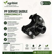 AGRIBIST | PP SERVICE SADDLE 63MMX25MM(3/4")