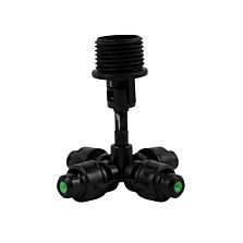 AGRIBIST | AUTOMAT | Fogger - Plastic Fogger - Accessories - Nozzle with Bayonet Adaptor - 0.5 inch (M-THD) Inlet - 7.5 lph- 4-Way - (Pack of 50)