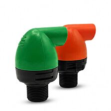 AGRIBIST | Air Release Valve 1 Inch 32mm Male Thread Kinetic Continuous Acting Air Release cum Vacuum Relief PP Plastic Automatic Vent Valve 0.5-10 Bar fr Irrigation Pipeline System