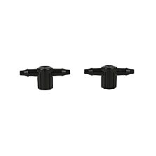 3mm 2-Way Micro Barbed Drip Adaptor – Premium Fitting for E-1000 Drippers