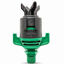 AGRIBIST Harit Robin HT-230 Mini Full Circle Sprinkler 0.5 Inch (20mm) Male Thread 20-25 Ft Radius 335-565 LPH Discharge 0.5-3 Bar Pressure 360° Rotor Sprinkler for Agricultural Pack of 10