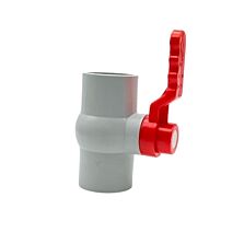AGRIBIST | DELSON - Ball Valve - Plastic - Pvc - Moulded - 1.5 inch (50mm) - Plain End - Socket