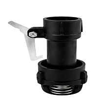 AGRIBIST | DOLPHIN - Quick Coupling Valve - (QRC Or QCV) - Plastic - Clapet valve - Bottom with SS spring - 1.5 inch (50mm) (F-THD) - Inlet - (Pack of 2)