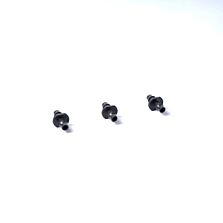 AGRIBIST  Drip Fittings And Accessories - Micro Fittings - Premium - Delrin - 4 mm Barbed Coupler - Micro tube Pin - Black