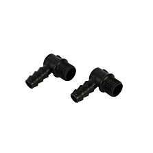 AGRIBIST Drip Fittings And Accessories - Threaded Fittings - Threaded - Lite - Elbow - 0.5 inch x 16mm - PP 
