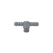 AGRIBIST Drip Fittings And Accessories - Threaded Fittings - Threaded - Premium - Riser Tee - 0.5 inch (M-TH) x 16mm (Barb) - Delrin 