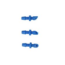   AGRIBIST Drip Irrigation Accessories | 3MM PIN CONNECTORS - Blue | Used to Connect to The drip later