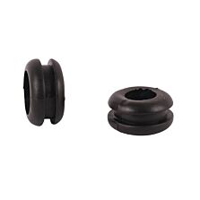 AGRIBIST | Drip Irrigation Accessories | Grommet - 16MM - J-Type - Black | Rubber Grommet (Pack of 50)