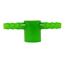  AGRIBIST Drip Irrigation Plain Socket Tee 1/2 Inch (15mm) x 16mm PVC Pasting Type Connector 16mm Drip Pipe Tee Adaptor UV Stabilized