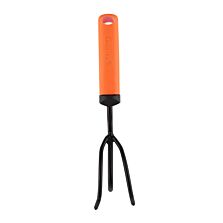 AGRIBIST | FCH-3005 Garden Cultivator with Comfortable Grip and 3 Stainless Steel Prong Durable Heavy Duty Hand Tool for Agriculture & Home Gardening Soil Loosening (Multicolor)