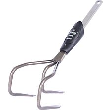 AGRIBIST | FPCH-3031 CQ Hand Cultivator Without Handle with 3 Prong Gardening Tool for Cultivating Digging Pot Mixing Weeding Home Garden & Agriculture (Pack of 1)