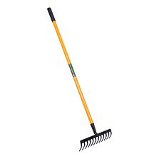 AGRIBIST | FRWH-12 Garden Rake with 12 Teeth and Steel Handle Heavy Duty Cultivator Rakes for Loosening Soil Gathering Leaf Leveling Lawn Farming Land Management (Pack of 1)
