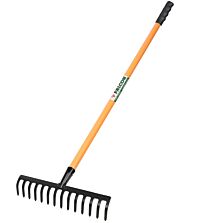 AGRIBIST | FRWH-14 Garden Rake with 14 Teeth and Steel Handle Heavy Duty Cultivator Rakes for Loosening Soil Gathering Leaf Leveling Lawn Farming Land Management (Pack of 1)