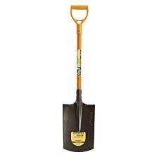 ARGIBIST | FSS-4000 Garden Shovel with D Handle and Stainless Steel Square Head Heavy Duty Lightweight Outdoor Gardening Tool for Agriculture Digging Soil Planting & Transplanting