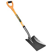 AGIRIBIST |FSS-4001 Garden Shovel with D Handle and Stainless Steel Square Head Heavy Duty Lightweight Outdoor Gardening Tool 