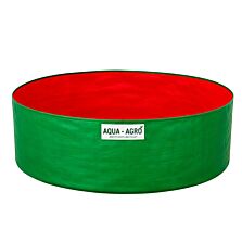 AGRIBIST | HDPE Grow Bag 24x12Inch Round 240 GSM UV Treated Extra Thick Heavy Duty Fabric Planter Pot Reusable Plant Grow Bag for Fruit Plants Vegetables Flower Garden 2 Year Minimum Life (Pack of 5)
