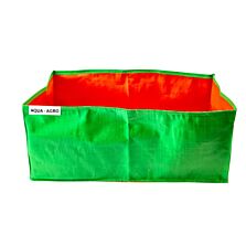 AGRIBIST | HDPE Grow Bag 24x12x12 Inch Rectangle 240GSM UV Treated Extra Thick Heavy Duty Fabric Planter Reusable Grow Bag for Vegetables Leafy Green Herb Flower Garden 2 Year Minimum Life (Pack of 5)