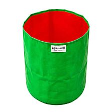 AGRIBIST | HDPE Grow Bag 6x6 Inch Round 240 GSM UV Treated Extra Thick Heavy Duty Fabric Planter Pot Reusable fr Nursery Herb Flower Vegetable Indoor Outdoor Gardening 2 Year Minimum Life (Pack of 5)