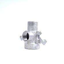 RAIN Gun Foot Bottom - 2" X 1.5" - Aluminium Body - for Connecting 1.5-inch RAIN Gun to 2-inch HDPE Sprinkler Pipe (Double clamp Type) - (Suitable for All rain Guns of Size 1.5")