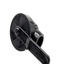  AGRIBIST | RAJ PP Ball Valve 2 Inch (63mm) Plain Socket End Heavy Duty Plastic Moulded Ball Valve for Irrigation Agriculture Water Supply Plumbing And Industrial Applications 0-6 Bar Black