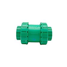 AGRIBIST | RAVANDS - Non - Return Valve (NRV) - Plastic - 2 inch (63mm) - Ball Check - Double Union - Threaded End - (FxF)