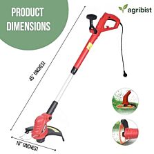 FEGT-138 Electric Grass Trimmer 350W Weed Remover Machine Heavy Duty Lightweight Brush Cutter Tool for Garden and Yard (Pack of 25 )