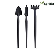  FBGT-123 Mini Garden Tool Set 3 Pcs with Shovel Trowel and Hand Cultivator Alloy Steel Durable Heavy Duty Plant Tools Kit for Home Gardening Indoor & Outdoor Plants (Multicolor) (Pack of 50)