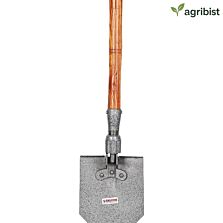  FFAS-6000 3-in-1 Foldable Shovel with Wooden Handle and Steel Blade Lightweight Heavy Duty Gardening Tool for Digging Aerating Loosening  (Pack of 25 )