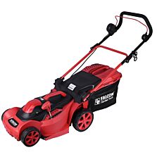 AGRIBIST FALCON Roto Drive-330 1400W 14" Electric Rotary Lawn Mower 3500 RPM Grass Cutting Machine with 35L Catcher Box & 7 Adjustable
