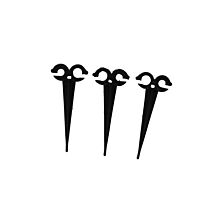  AGRIBIST Support - Ground Clamp - Plastic - Tie Down Stake - Multi-Purpose - 2 to 4 mm - Micro Tube and 12 or 16 mm -